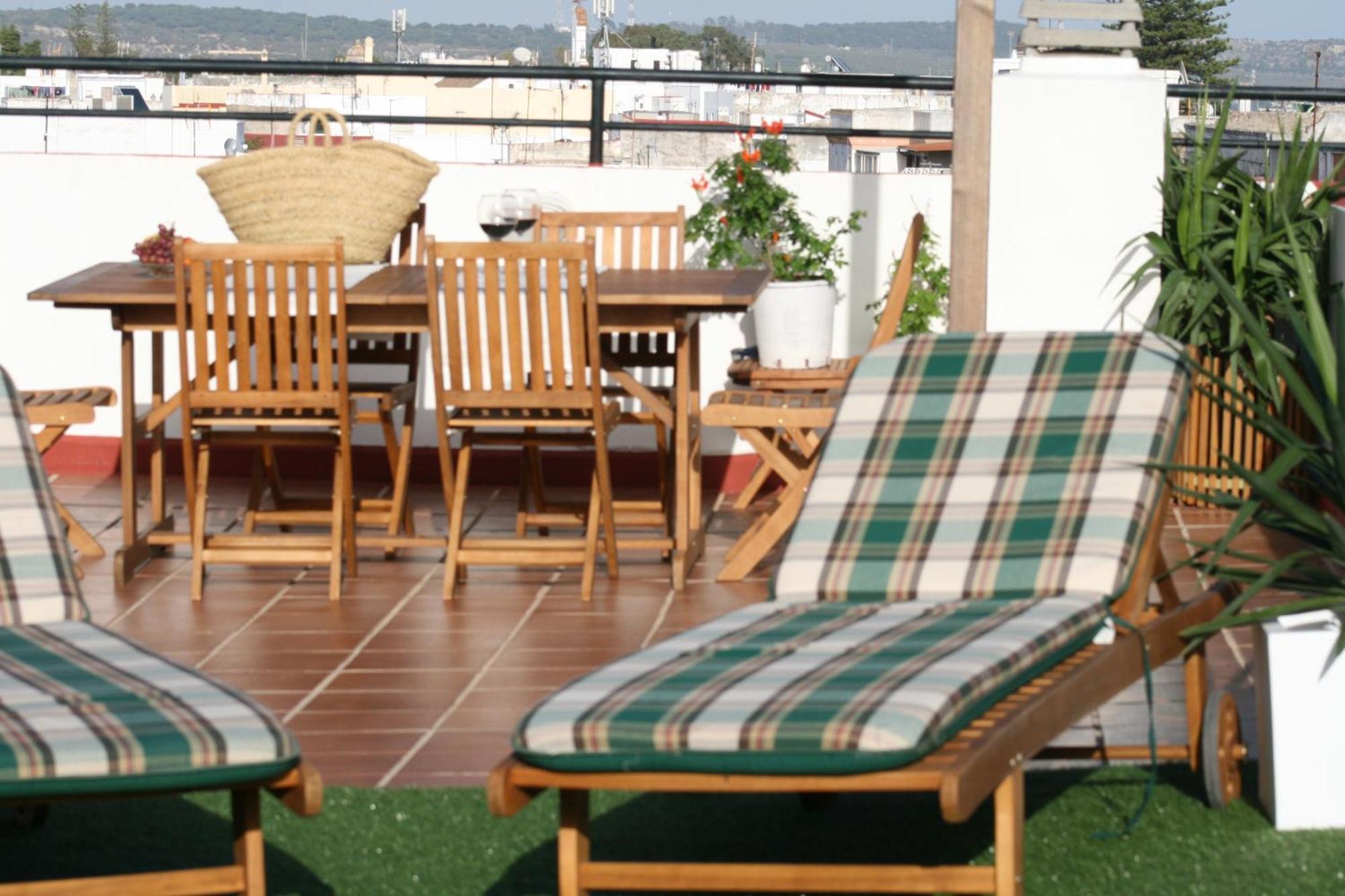 Atico Con Terraza Privada En Casa Palacio Del Centro Historico Apartment El Puerto de Santa Maria Exterior photo