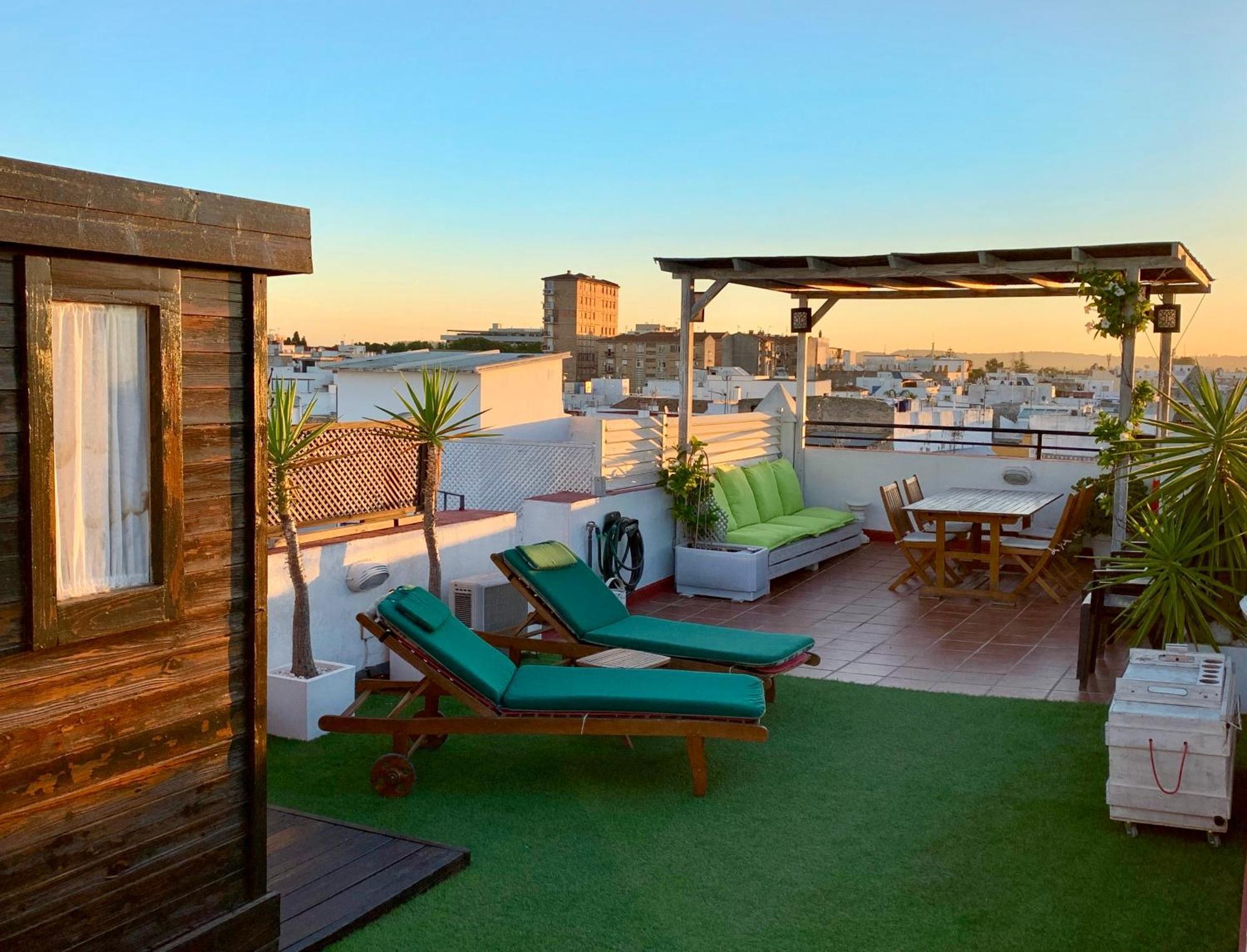 Atico Con Terraza Privada En Casa Palacio Del Centro Historico Apartment El Puerto de Santa Maria Exterior photo